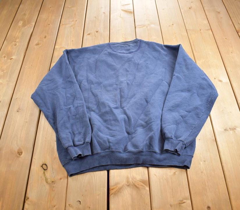 Vintage 1990s Members Mark Russell Athletics Blank Crewneck Sweatshirt