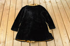 Vintage 1960s Fredric Cleveland Faux Leopard Print Fur Coat Women's M