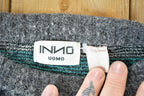Vintage 1990s INNO UOMO Knit Abstract Pattern Crewneck Sweater