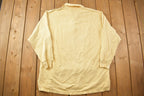 Vintage 1990s SDIE Blank Yellow Polo Sweatshirt