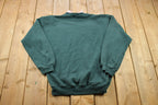Vintage 1990s Floral Theme Turtleneck Sweater