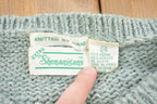 Vintage 1990s Heart Theme Knitted Crewneck Sweater