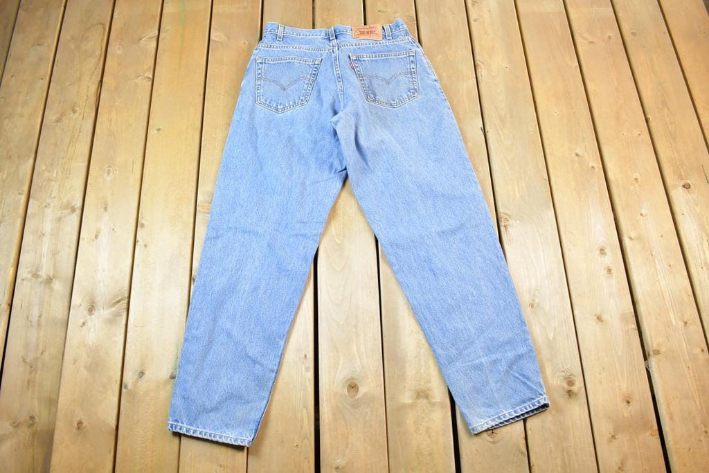 Vintage 1990s Levi Strauss Red Tab 560 Loose Fit Denim Jeans Size 33 x 32 Made In USA