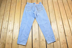 Vintage 1990s Levi Strauss Red Tab 560 Loose Fit Denim Jeans Size 33 x 32 Made In USA
