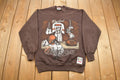 Vintage 1990S Cleveland Browns NFL Nutmeg Locker Room Crewneck Sweatshirt