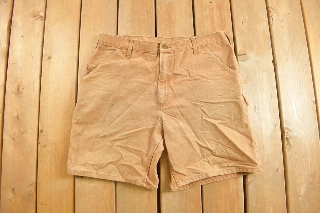 Vintage 1990s Carhartt Brown Shorts Size 38 x 8