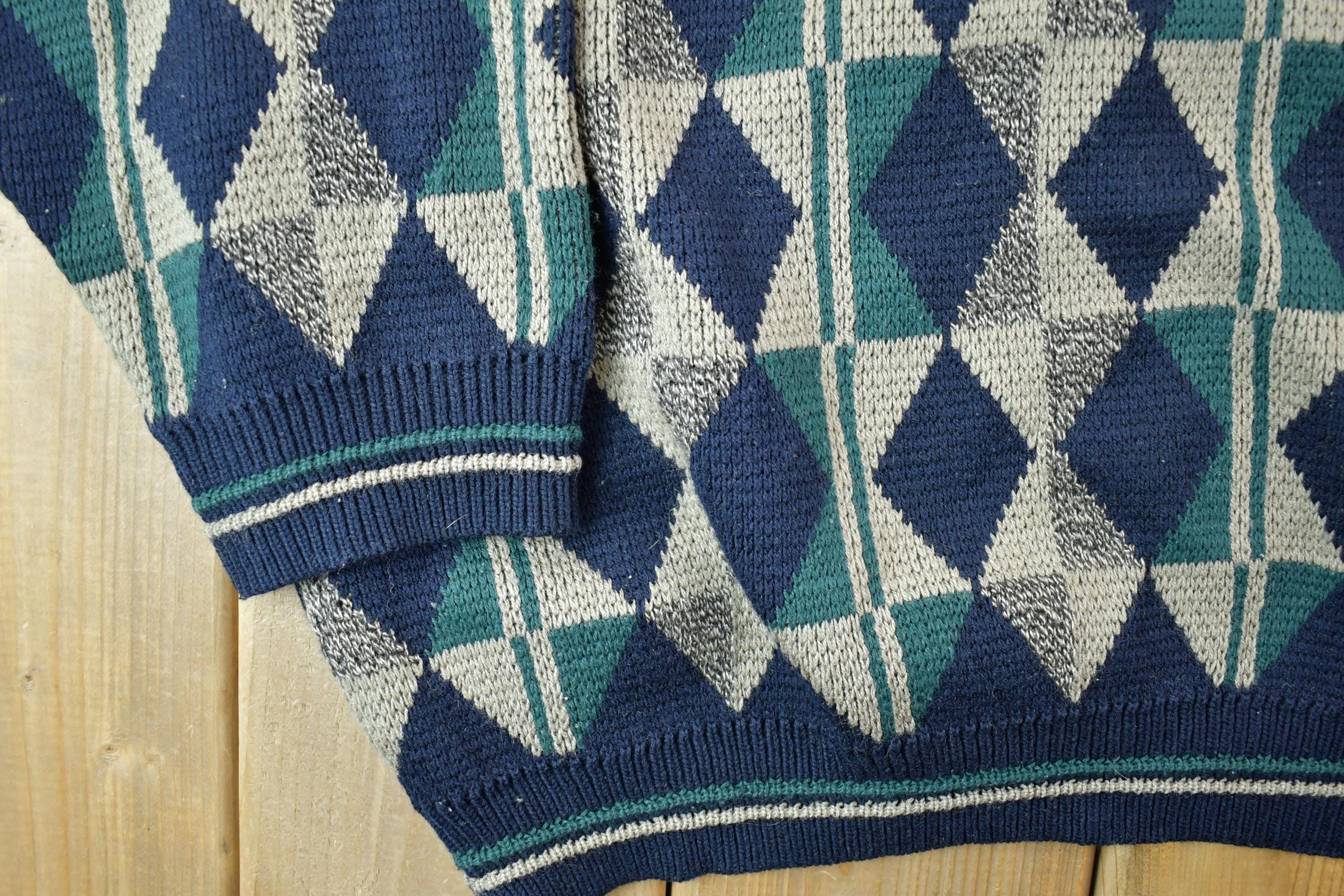 Vintage 1990s Royal Knight Knit Crewneck Sweater