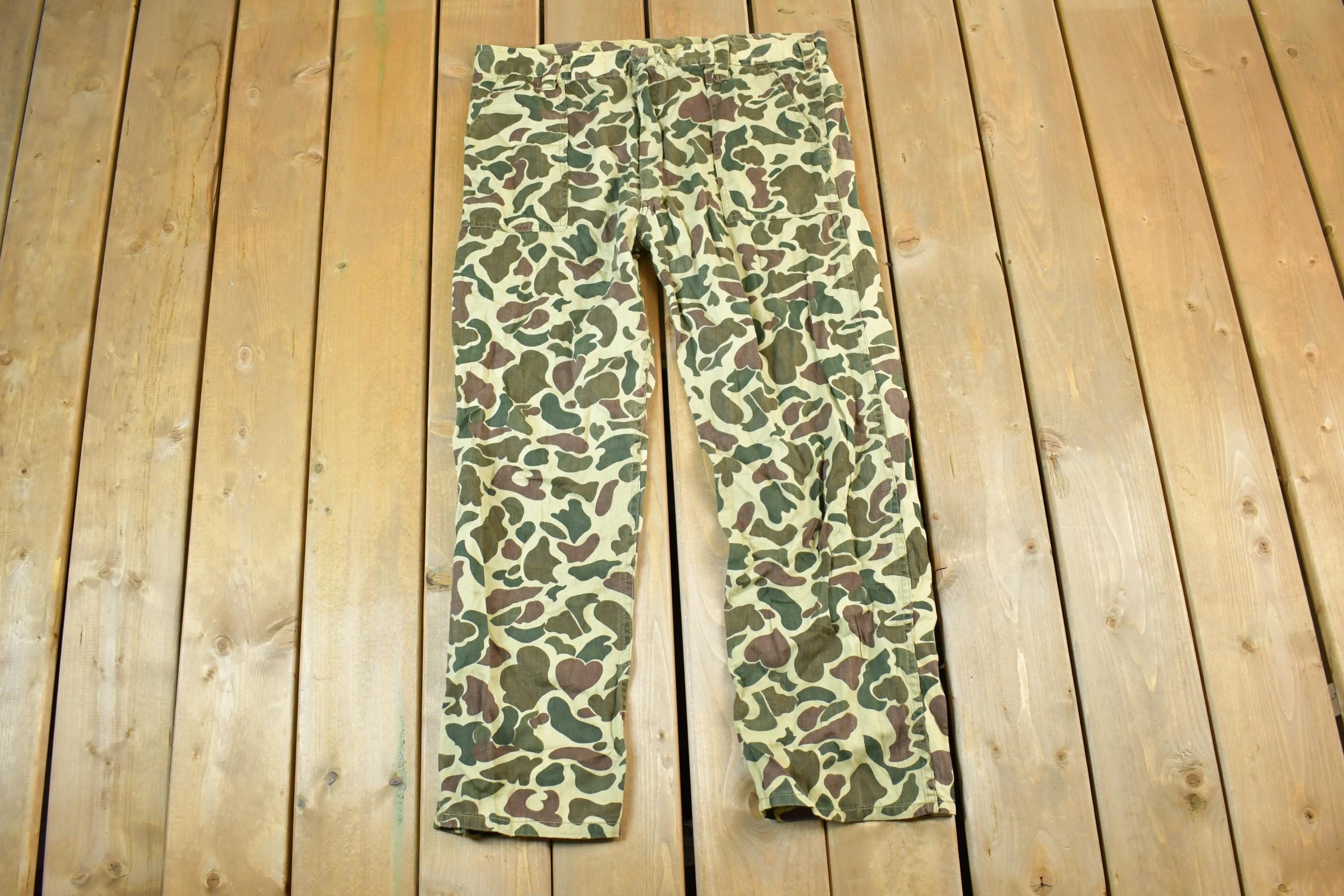 Vintage 1990s Army Lightweight Camouflage Cargo Pants Size 38 x 29