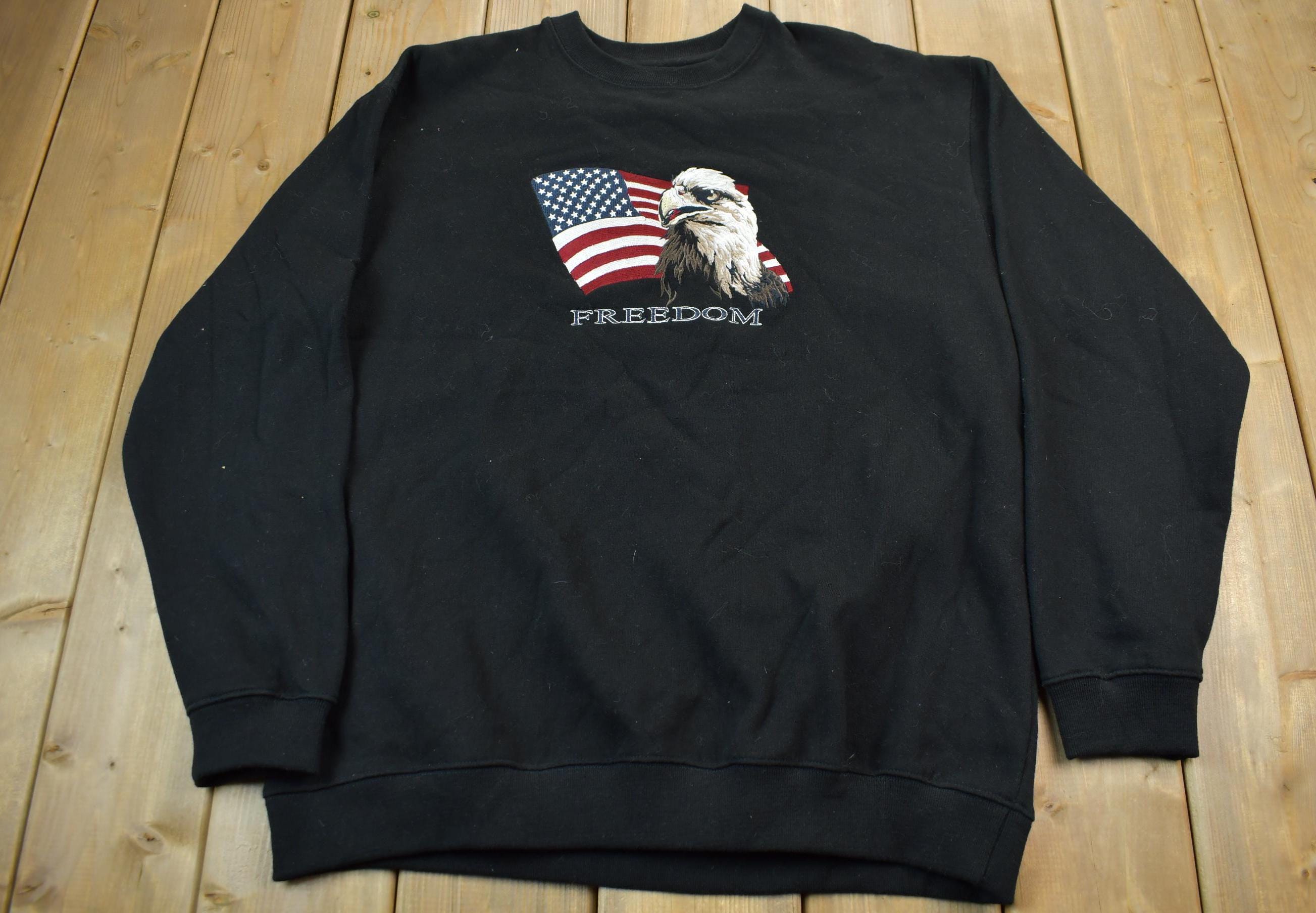 Vintage 1990s Freedom Crewneck Sweatshirt