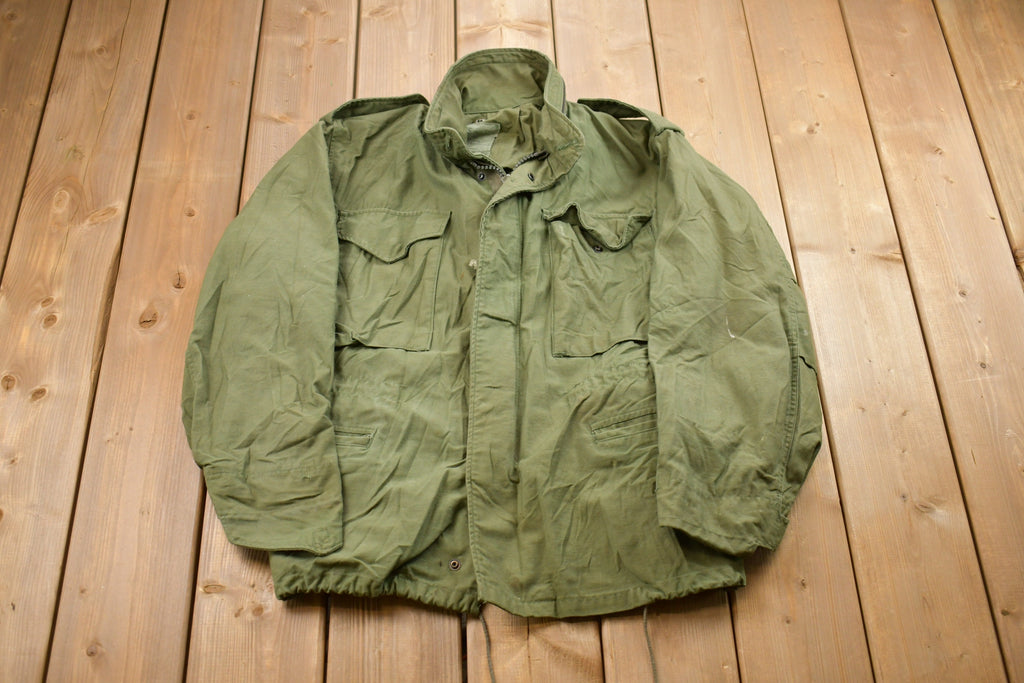 Vintage 1987 Army Military Field Jacket
