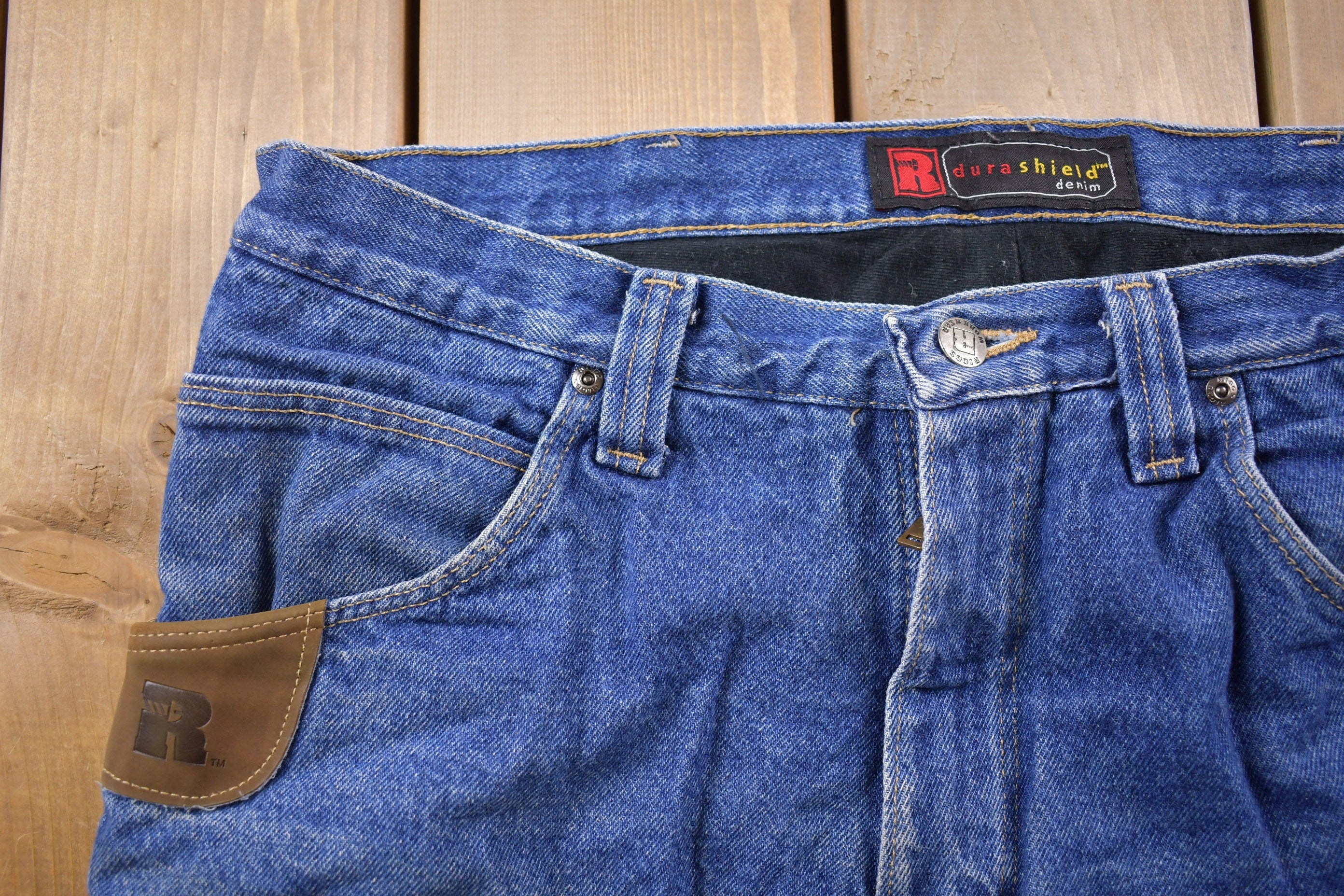 Vintage 1990's Wrangler Lined Blue Jeans 36 x 33