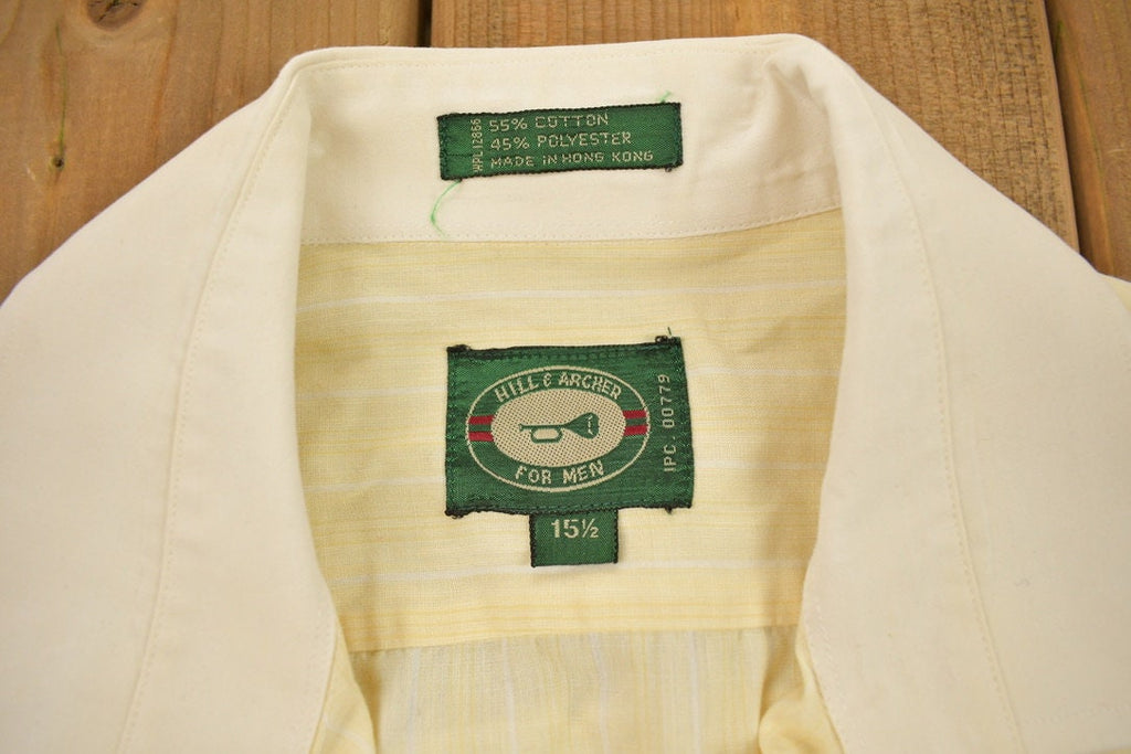 Vintage 1990s Hill & Archer Blank Button Up Shirt