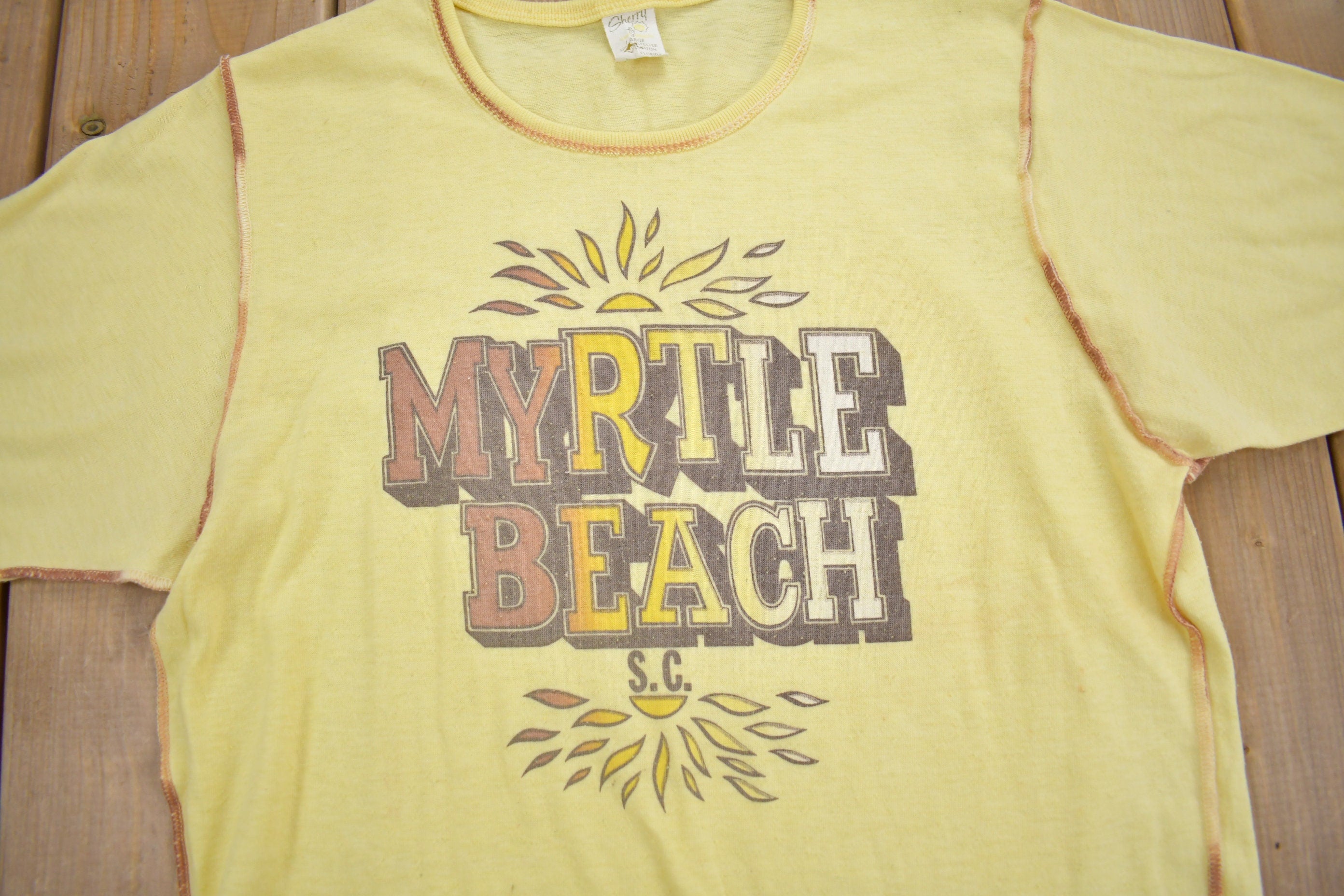 Vintage 1970s Myrtle Beach Souvenir T Shirt