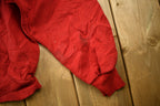 Vintage 1990s Blank Red Jerzees Crewneck Sweatshirt