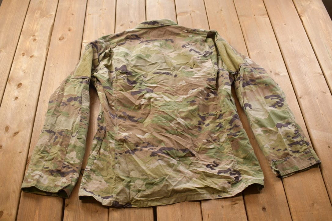 Vintage Military Button Up Shirt