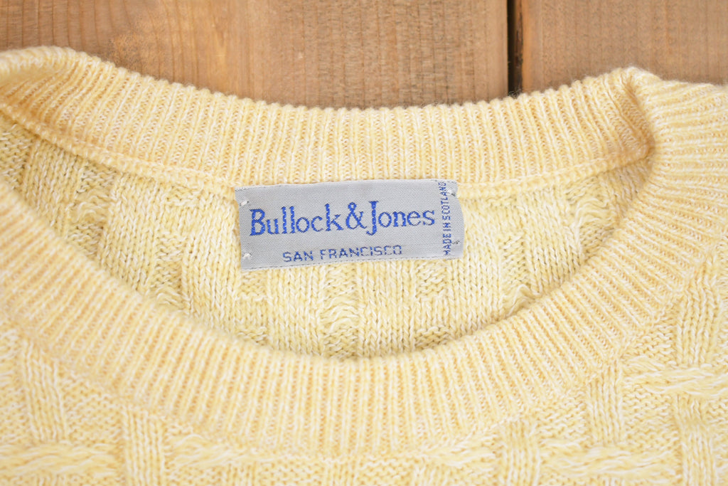 Vintage 1980s Bullock & Jones Knitted Sweater