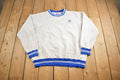 Vintage 1990s Dodger US Communications Embroidered Crewneck Sweatshirt Made In USA