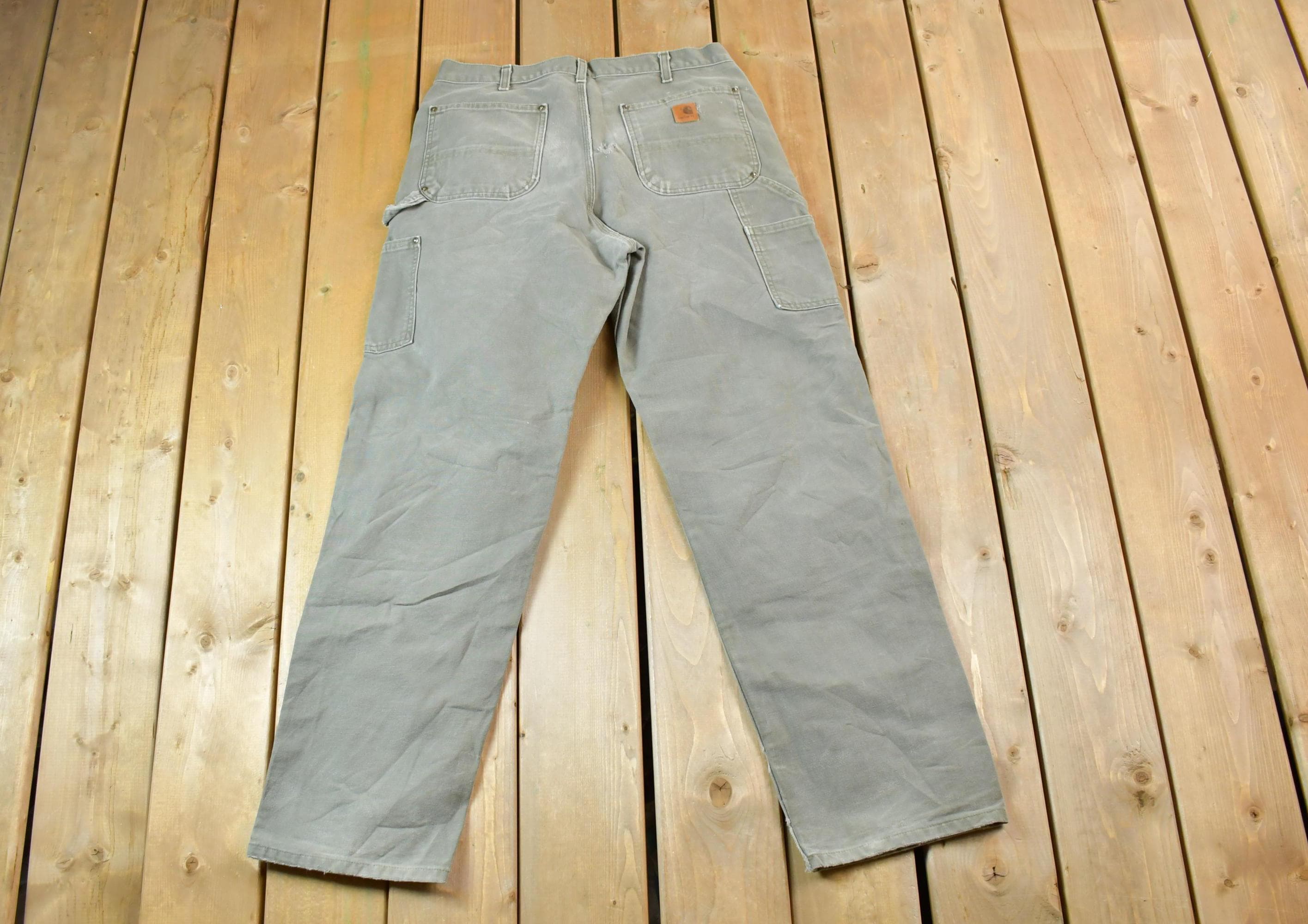 Vintage 1990s Carhartt Double Knee Work Pants Size 34 x 34