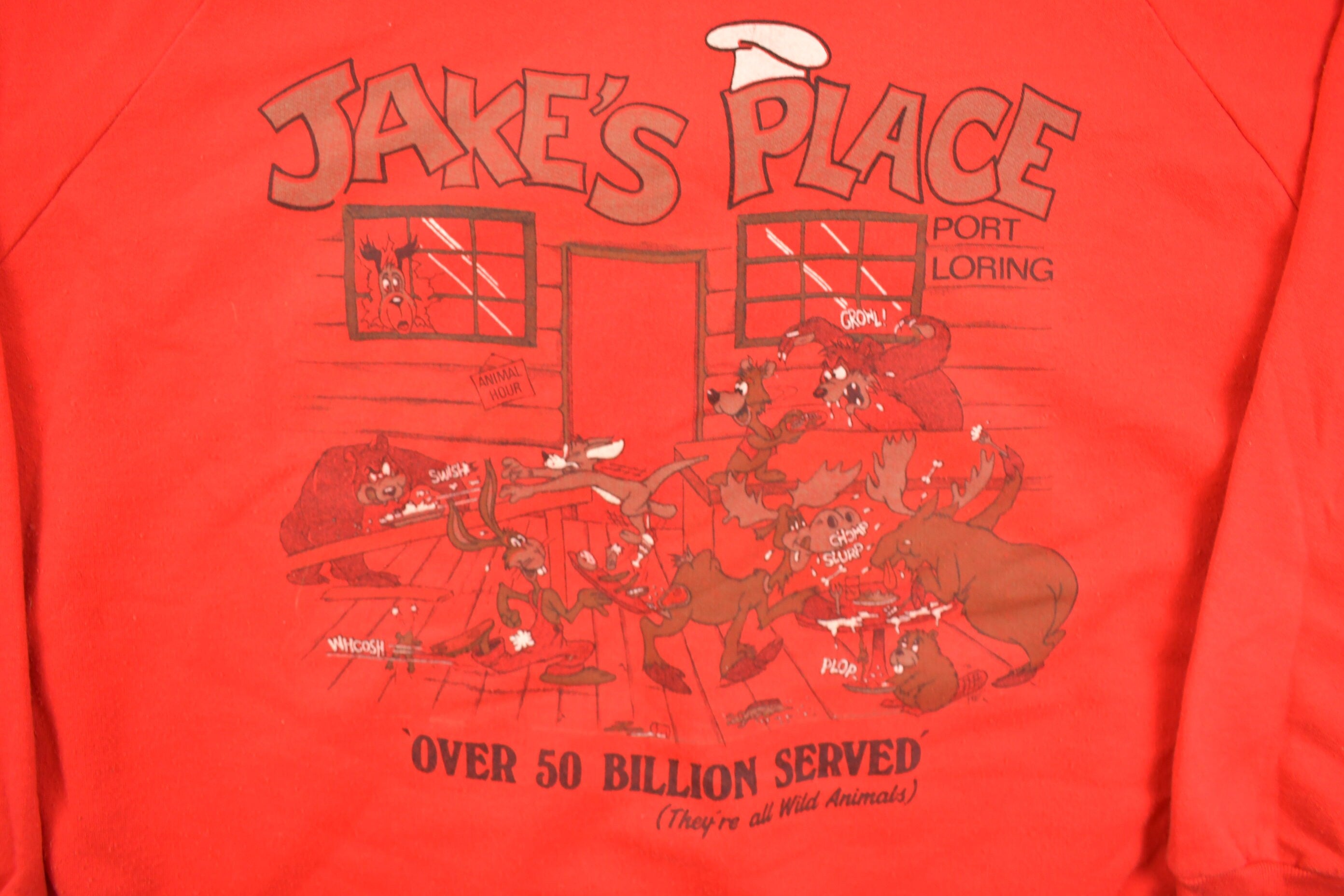 Vintage 1990s Jake's Place Crewneck Sweatshirt  90s Crewneck  Made In Canada  Streetwear