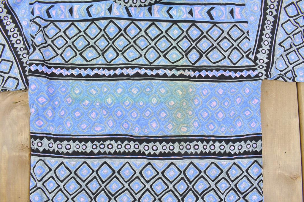 Vintage 1990s Bluestone Sport Geometric Patterned T Shirt