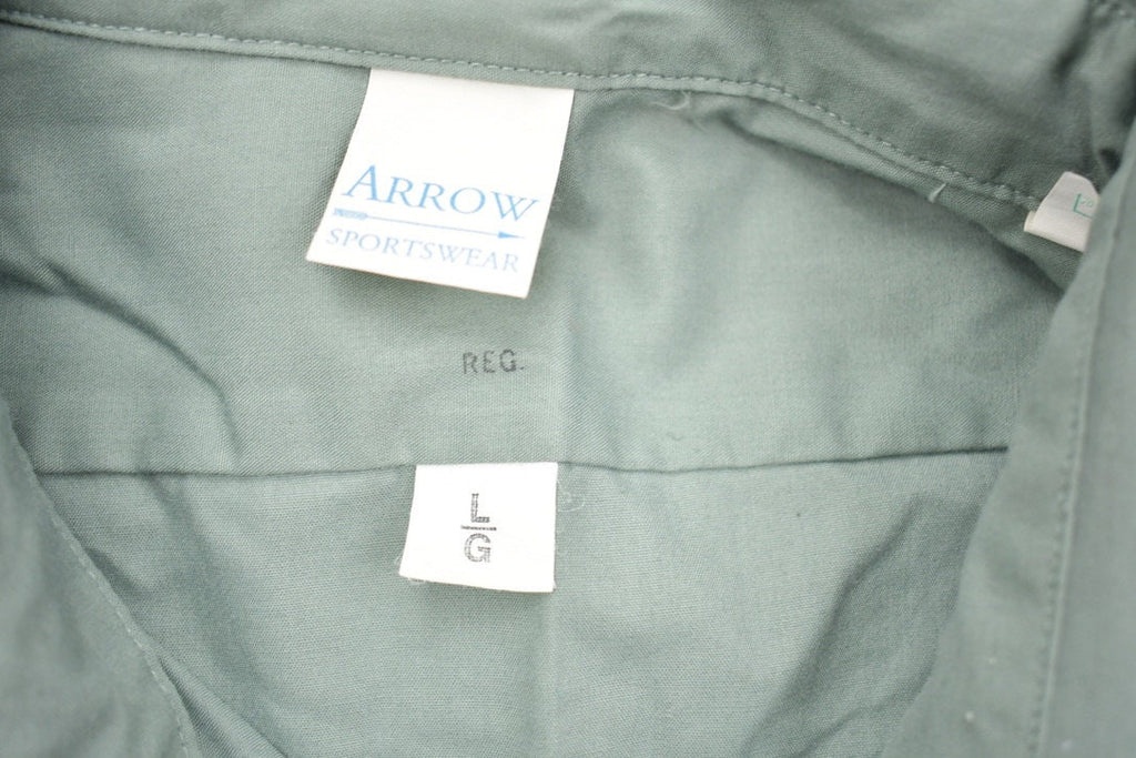 Vintage 1990s Arrow Sportswear Blank Button Up Shirt