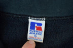 Vintage 1990s Russell Athletics Quarter Zip Crewneck Sweatshirt