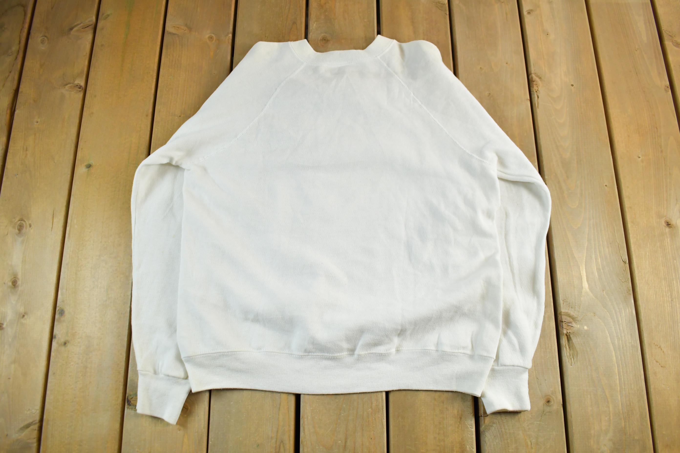 Vintage 1990s Fish Art Crewneck Sweatshirt Mens XL