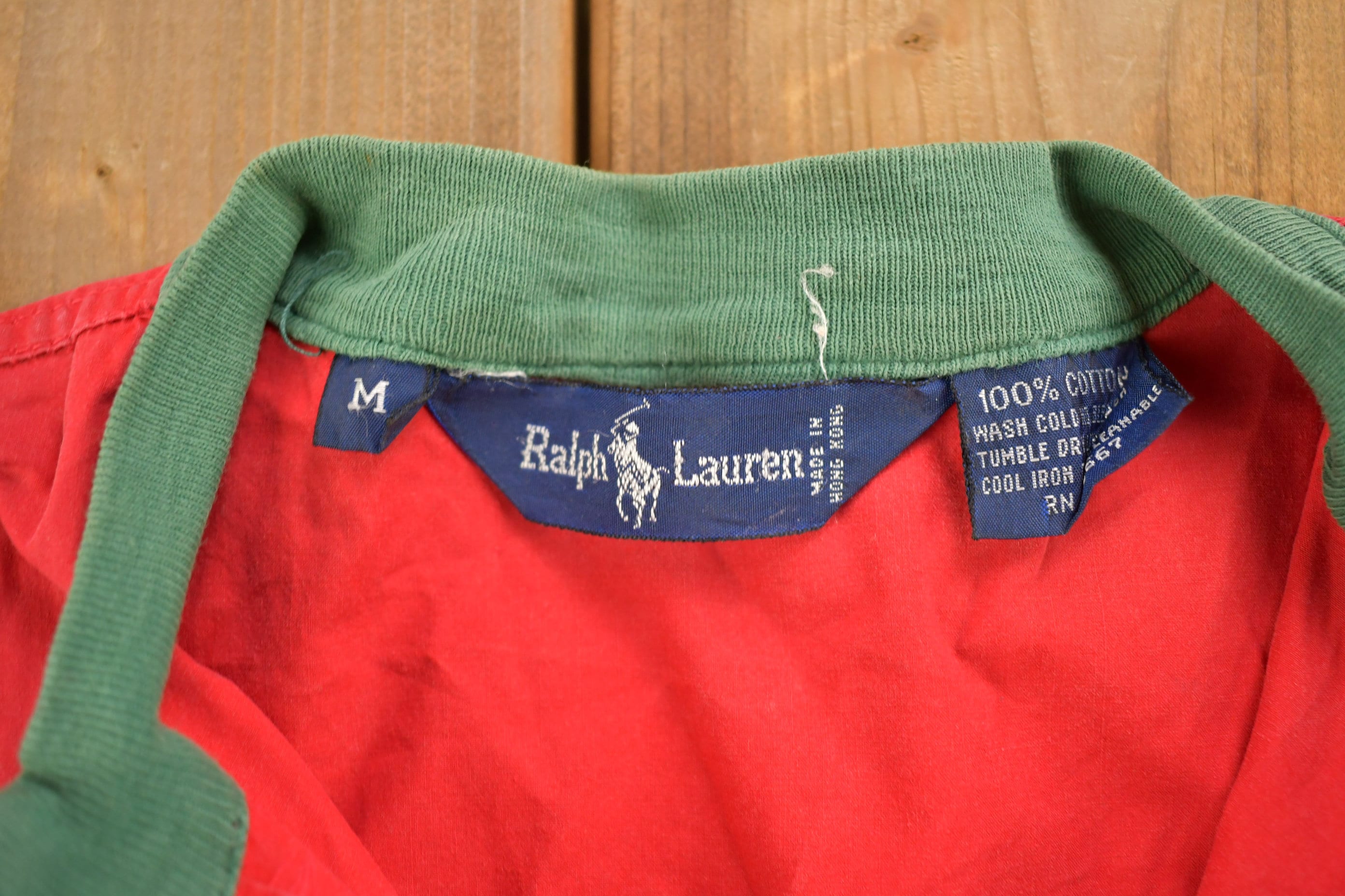 Vintage 1980s Ralph Lauren Light Weight Color Block Jacket