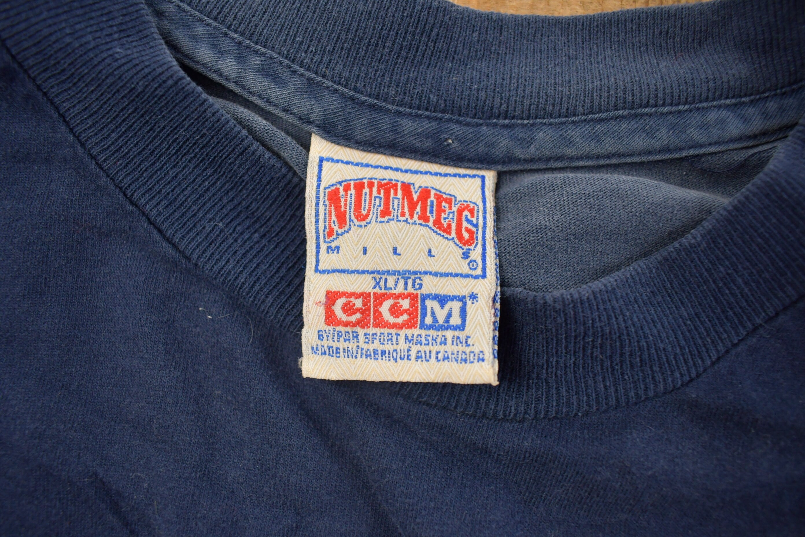 Vintage 1990s Chicago Bears CCM NFL Locker Room Graphic T-Shirt