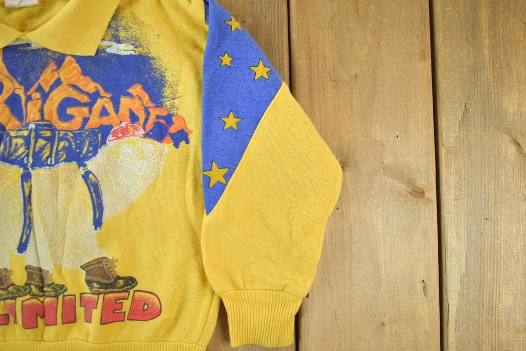 Vintage 1990s Kids Brigade Unlimited Graphic Crewneck Sweatshirt