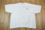 Vintage 1990s Columbia Fish Compass Theme Graphic T-Shirt