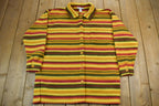 Vintage 1990s NY Jeans Multi Colour Striped Jacket