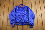 Vintage 1990s Martz's Restoration Satin Bomber Jacket