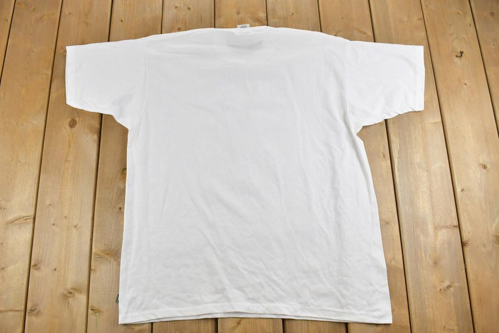Vintage 1990s Hummingbird Floral Theme Graphic T-Shirt