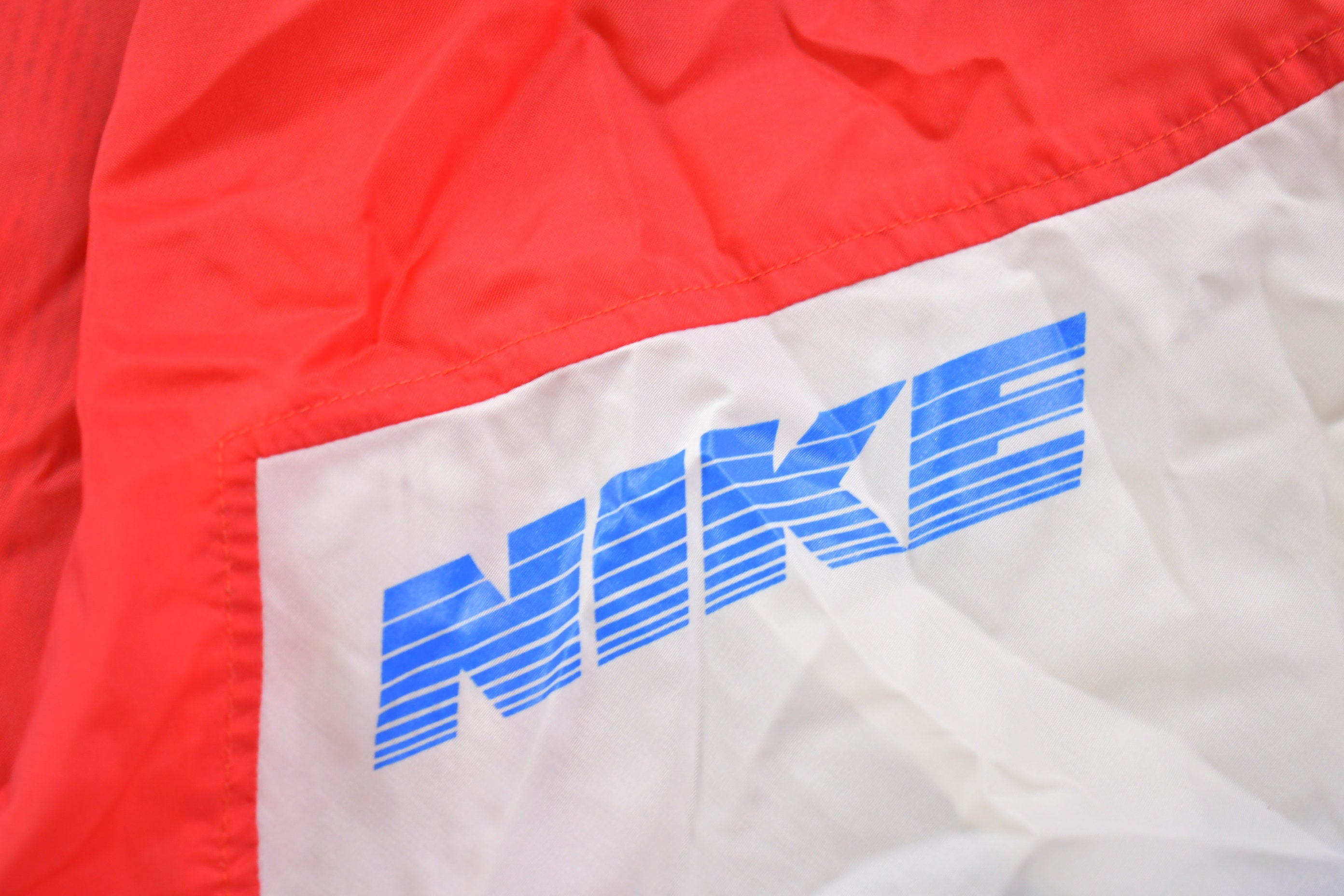 Vintage 1980s Nike grey Tag Color Block Windbreaker Jacket