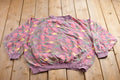 Vintage 1990s All Over Print Funky Pattern Crewneck Sweatshirt