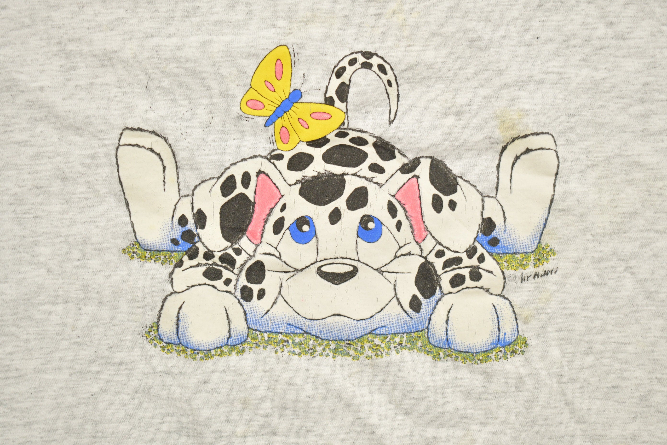 1990s Dog Graphic Long Sleeve