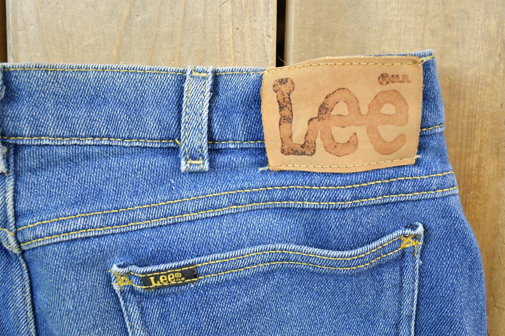 Vintage 1970s Lee Denim Jeans Size 32 x 25