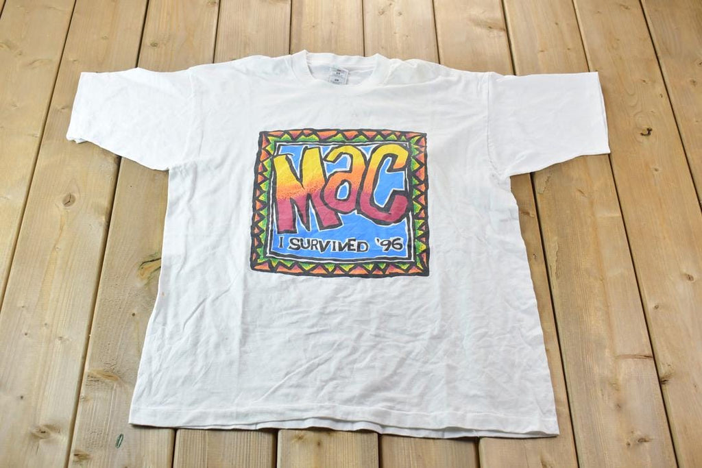 Vintage 1996 Single Stitch Graphic T-Shirt Made In USA