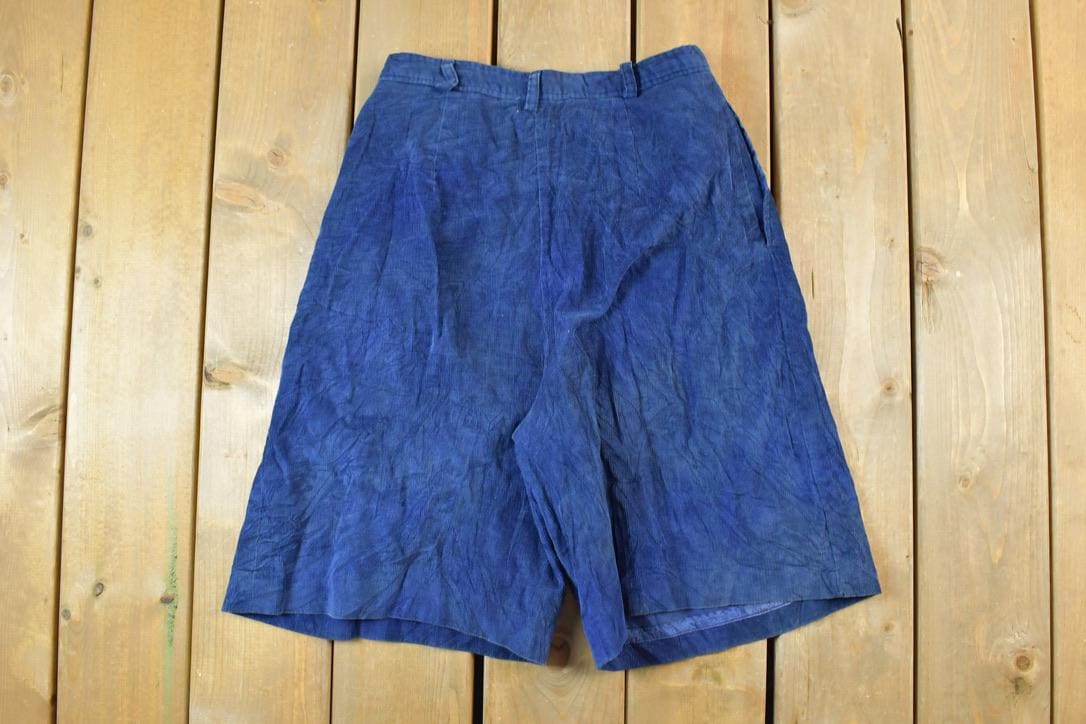 Vintage 1960s David Brooks Corduroy Shorts  60s Vintage Shorts  Vintage Denim Shorts  Made in USA  Summer Wear