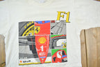 Vintage 1990s Shell F1 World Champion Racing Graphic T Shirt