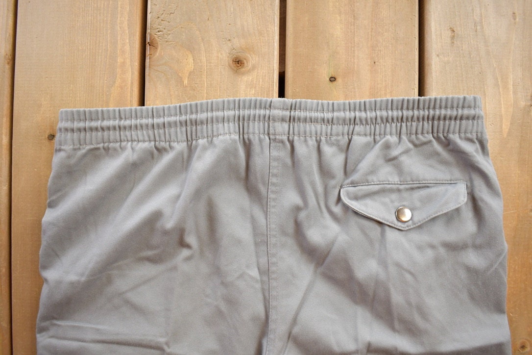 Vintage 1990s 'Dapper Dan' Grey Pants Size 34x28