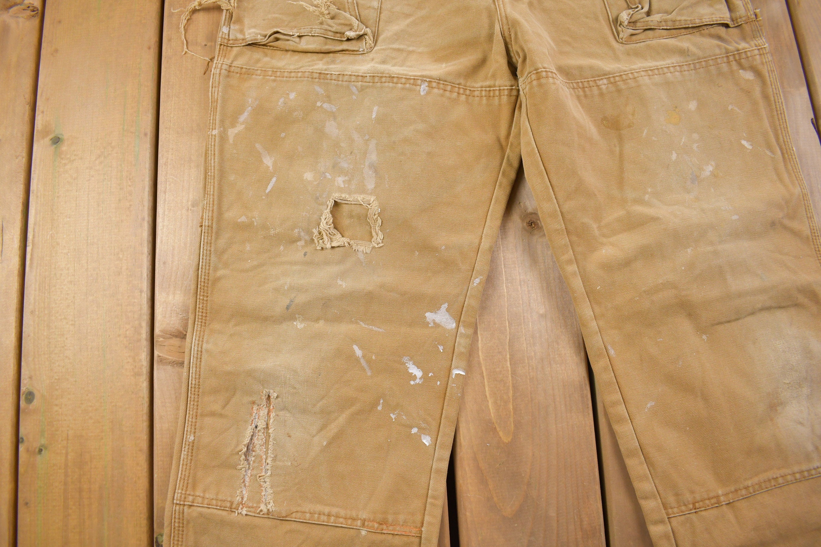 Vintage 1990s Thrashed Dickies Double Knee's 36 x 30