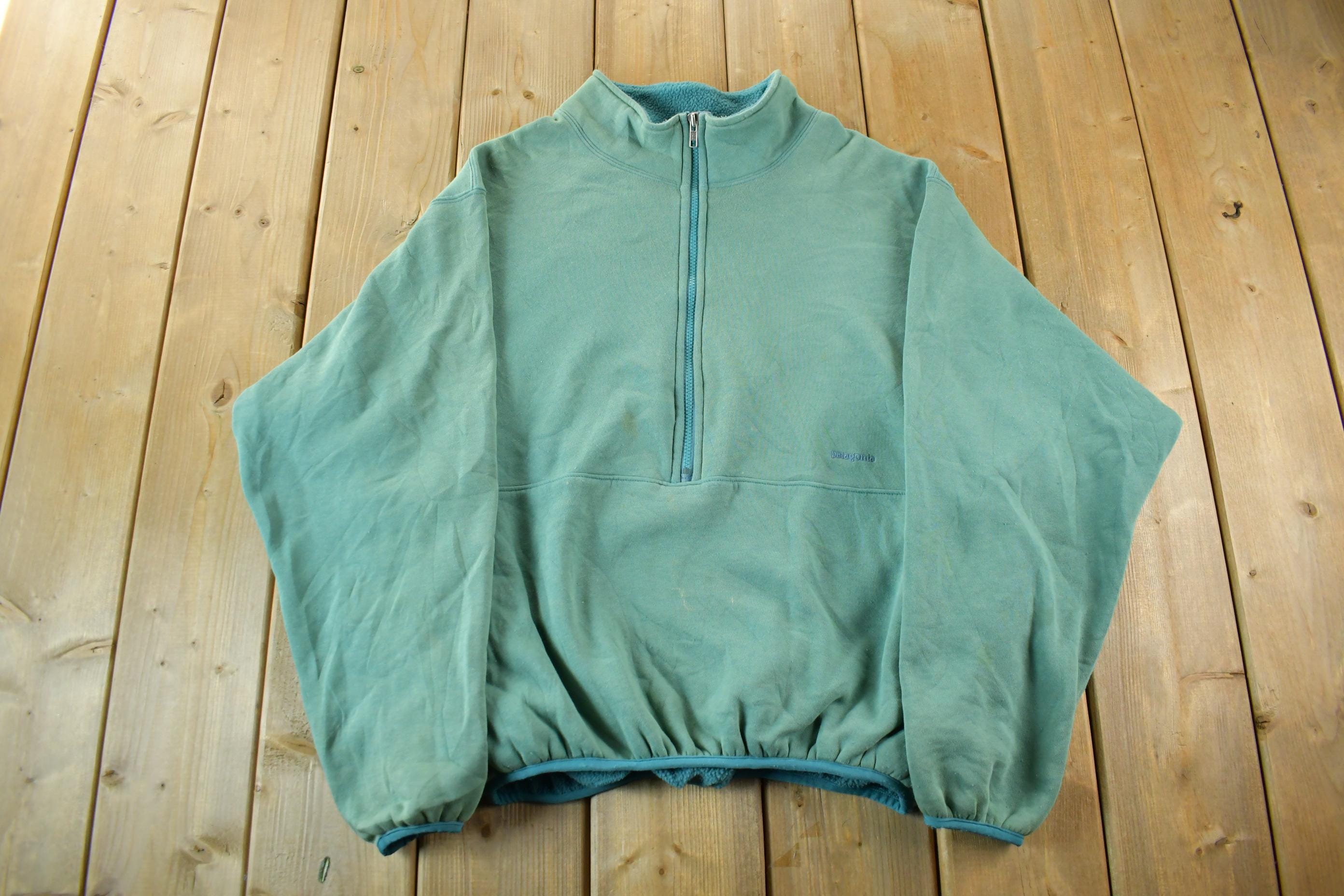 Vintage 1980s Patagonia Half Zip Sweatshirt