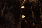 Vintage 1980s Mouton Fur Coat Adult Large