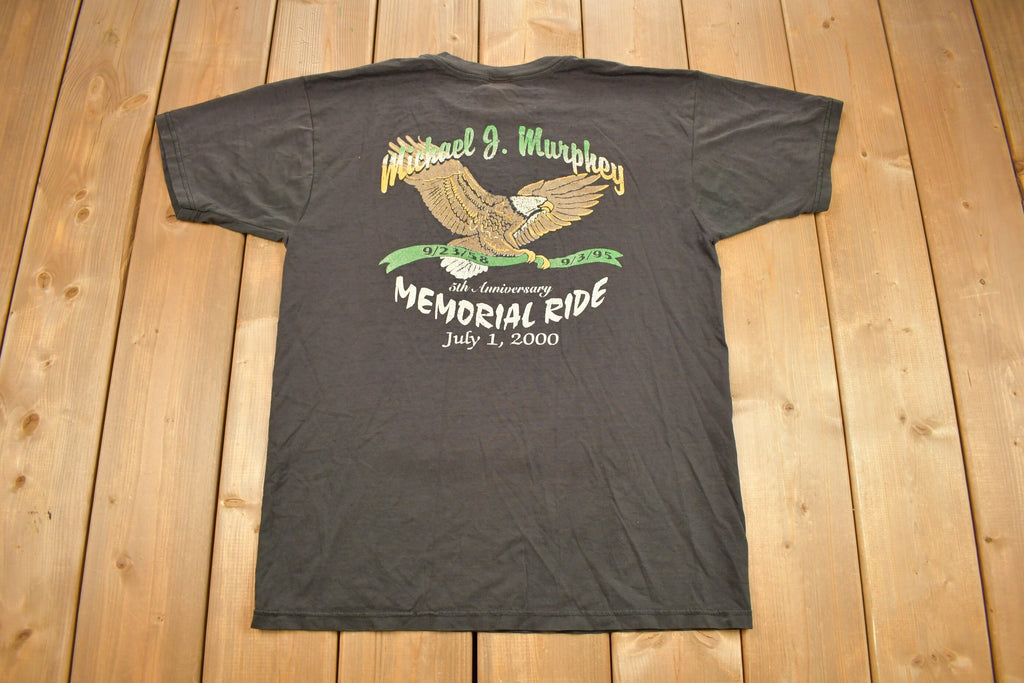 Vintage 2000 Michael J Murphey Memorial Ride Graphic T-Shirt