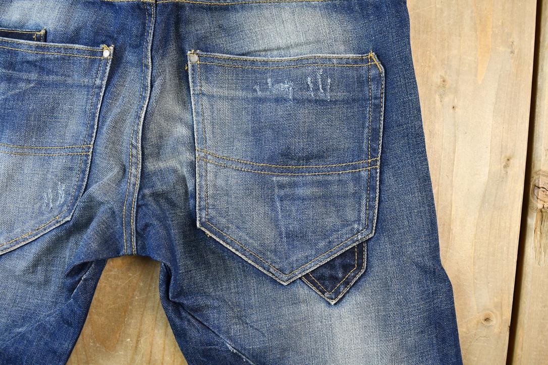 Vintage 1990s Bershka Horseshoe Fit Jeans Size 34 x 31