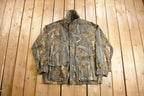 Vintage 1990s Trophy Rebark Bark Camo Jacket  Bark  Vintage Parka  Winter  Streetwear  Hunting
