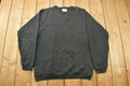 Vintage 1990s Hanes Blank Black Crewneck Sweatshirt