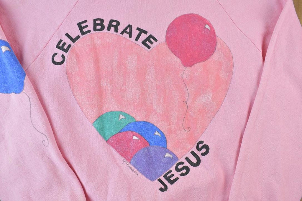 Vintage 1990s Celebrate Jesus Crewneck Sweatshirt